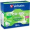 Verbatim Americas Verbatim CD-RW Discs, 95156, 4-12X, 700MB/80Min, Slim Case, 10/Pk, Silver 95156 - alternate 1